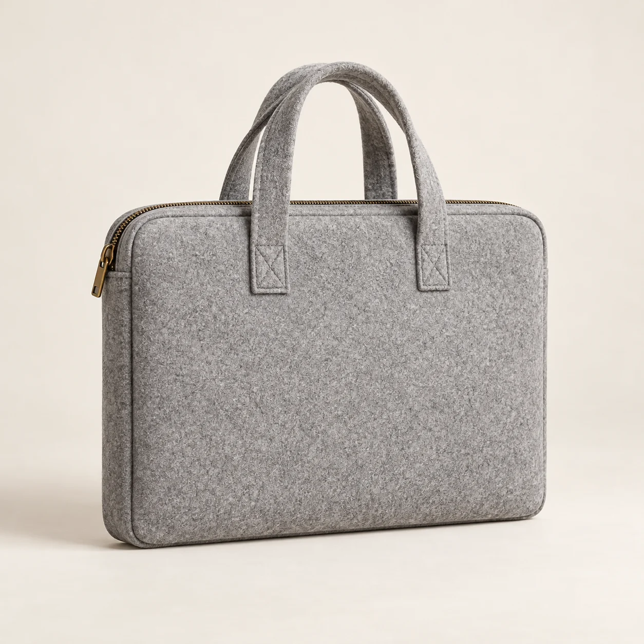 Heather Grey Index Mini Document Bag